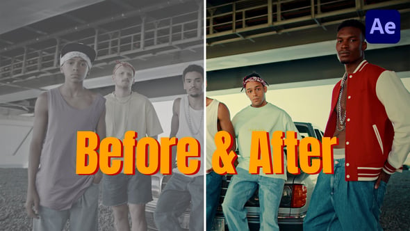 Videohive 54501250: Before & After Transitions Pack | GFXHive
