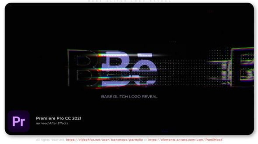 Videohive 54748741 Base Glitch Logo Reveal