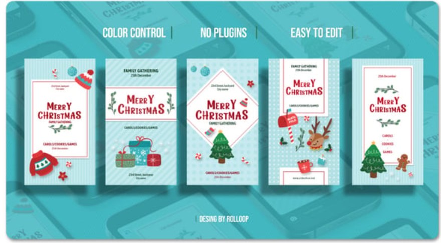Videohive 55409981 Merry Christmas Stories V2