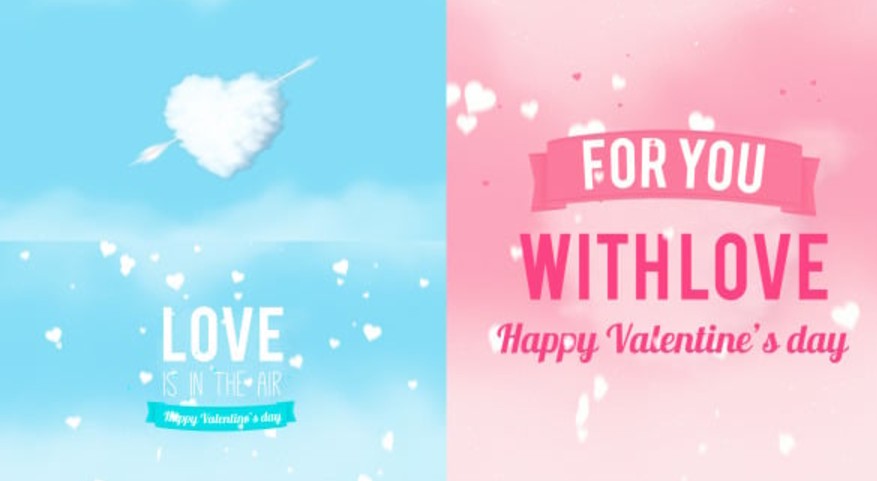 Videohive 10070403 Valentine’s Day Card