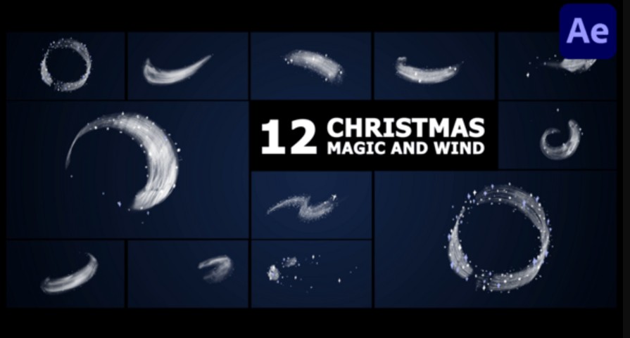 Videohive 55577203 Christmas Magic And Wind for After Effects