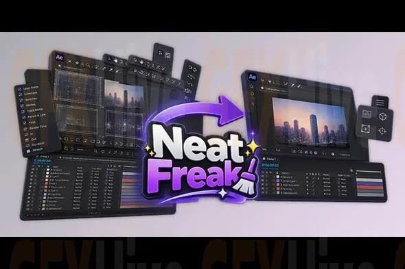 Neat Freak - Utility Tool for After Effects by Aescripts v1.1