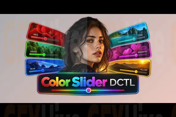 Color Slider DCTL by Passion Fuels Ambition v2.0 - DaVinci Resolve Color Grading Tool