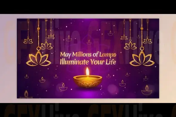 Diwali Greetings Titles – Animated Festival Titles After Effects Template by Videohive (40208307)