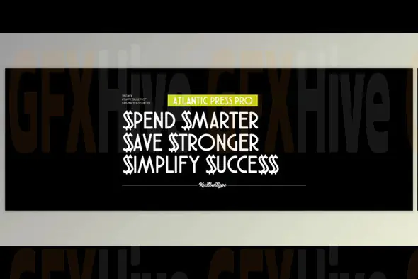 MyFonts - Atlantic Press Pro Font Family