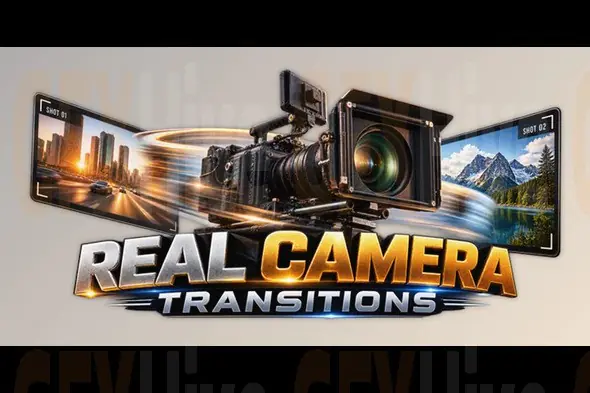 Real Camera Transitions for AE by Videohive (61007868)