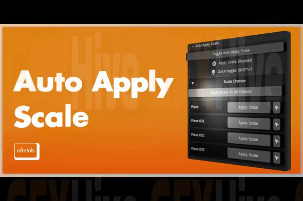 Blender - Auto Apply Scale 1.3