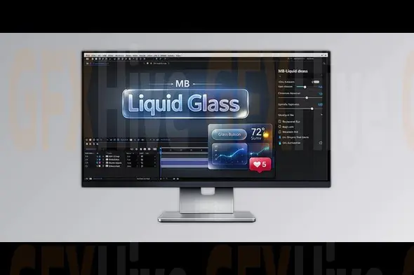 MB Liquid Glass - After Effects Plugin by Aescripts v1.5.3 for Win and v1.2 for Mac