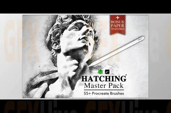 Gumroad - Hatching Procreate Brushes