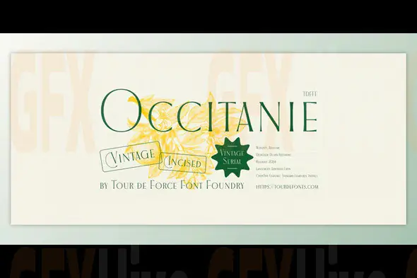 Myfonts - Occitanie Font