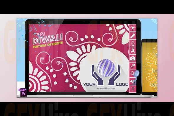 Diwali Festive Digital Card – Premiere Pro Template by Videohive (34145233)