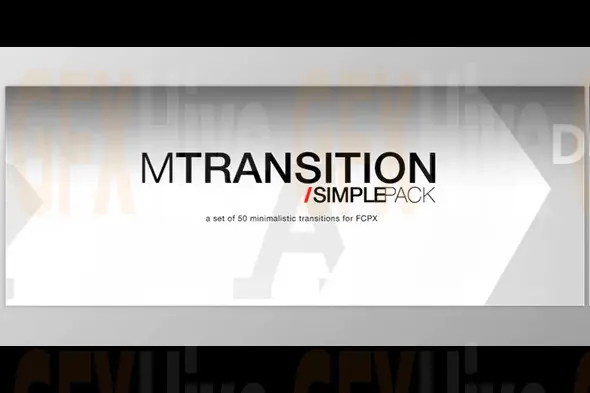 MotionVFX - mTransition Simple Pack.