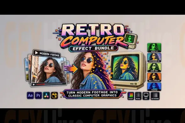 Retro Computer Effect Bundle - Video Conversion Plugin by Aescripts v0.4.0