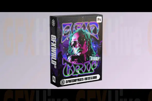 GFXWRLD - Acid Trip Text Styles Pack
