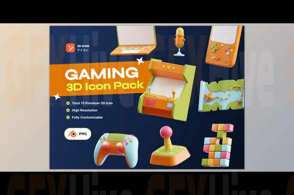 Ui8 - Gaming 3D Icon Pack