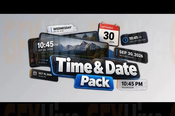 Time & Date Pack by Video Editor Studio