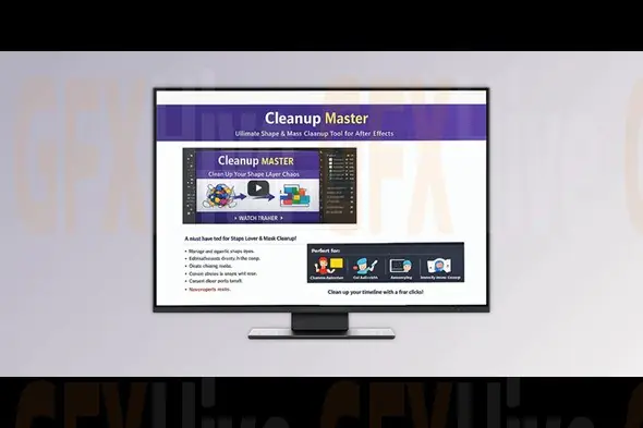 Cleanup Master by aescripts v1.3.0c for Windows & macOS