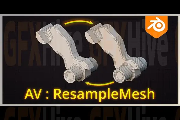 Blender - Resample Mesh v1.1.7