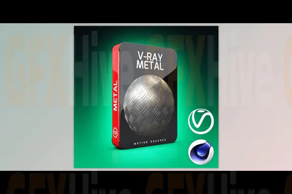 Motion Squared - V-Ray Metal Texture Pack