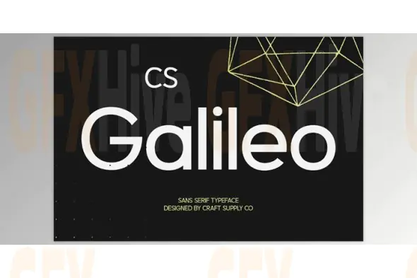 CS Galileo – Contemporary Font (Creative Market 291711748)