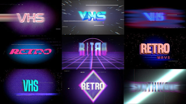 VHS Titles for Final Cut Pro X | GFXVault