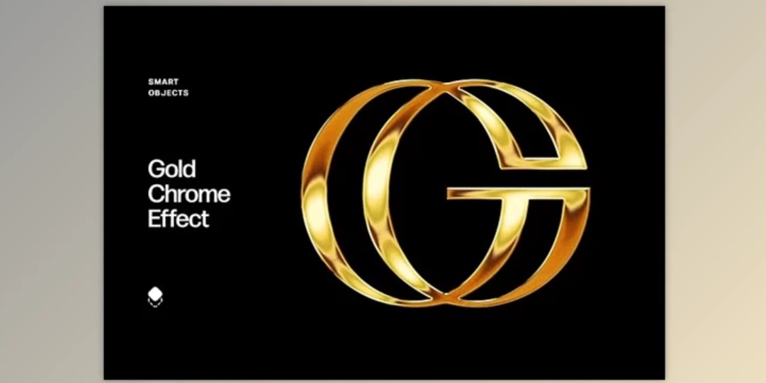 Gold Chrome Text & Logo Effect - 91895291