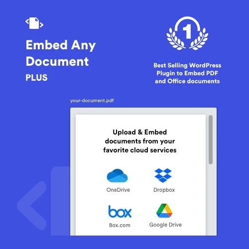 Embed Any Document Plus  WordPress Plugin