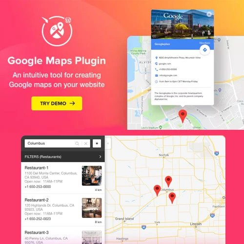 Google Maps  WordPress Map Plugin