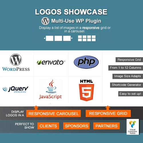 Logos Showcase  Multi-Use Responsive WP Plugin