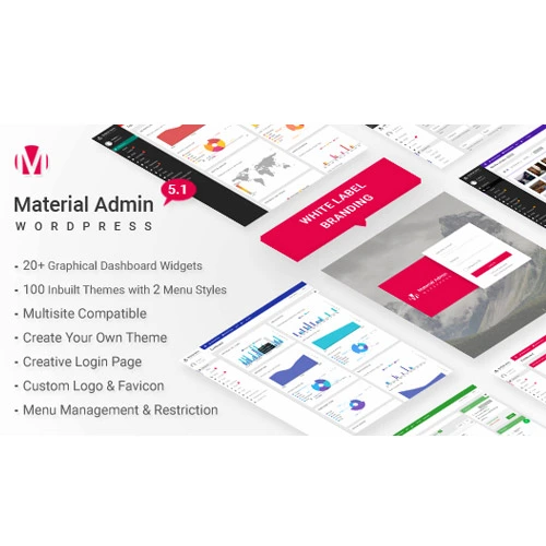 Material  White Label WordPress Admin Theme