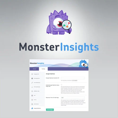 MonsterInsights  Google Optimize Addon