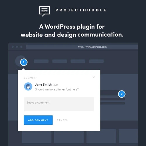 ProjectHuddle  A WordPress plugin for website and design communication