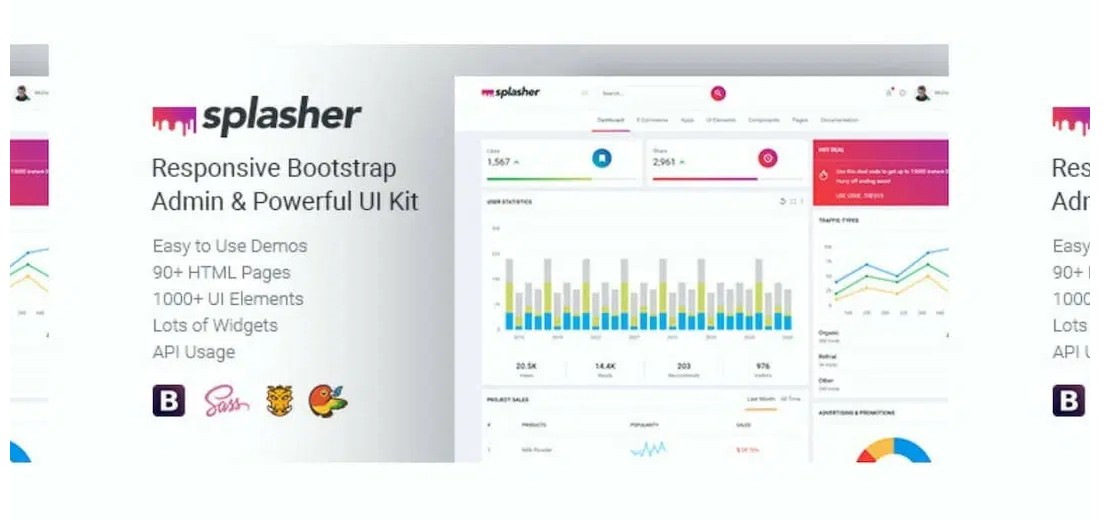 Splasher- Responsive Bootstrap Admin