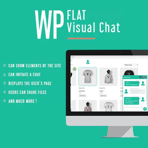 WP Flat Visual Chat  Live Chat & Remote View for WordPress