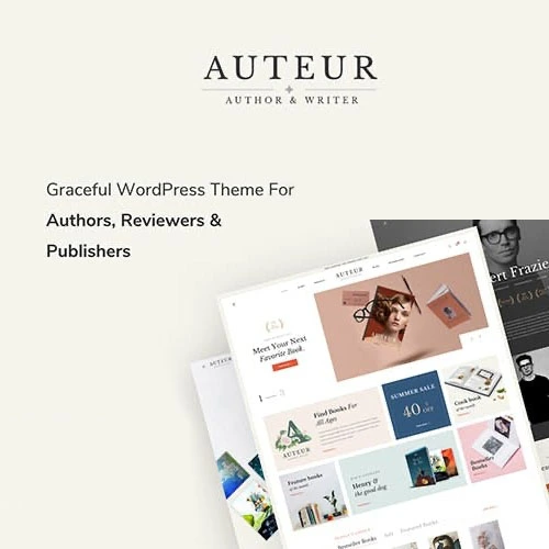Auteur - WordPress Theme for Authors and Publishers