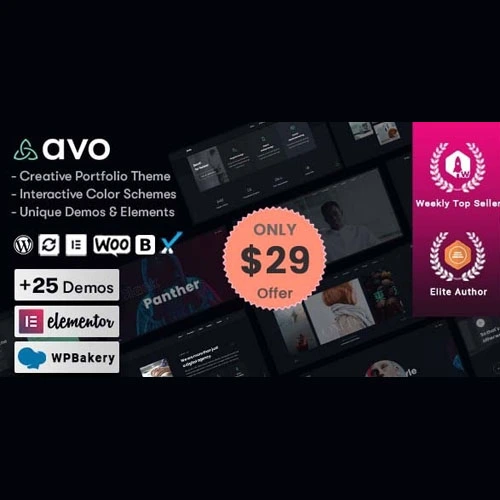 Avo - Creative Portfolio & Agency WordPress Theme
