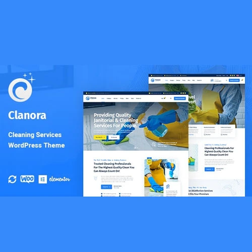 Clanora - Cleaning Services WordPress Theme