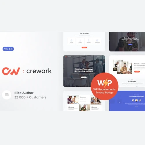 Crework Coworking and Creative Space WordPress Theme