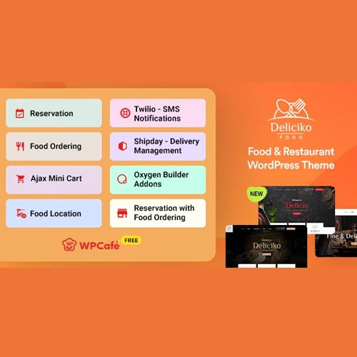 Deliciko - Restaurant WordPress Theme
