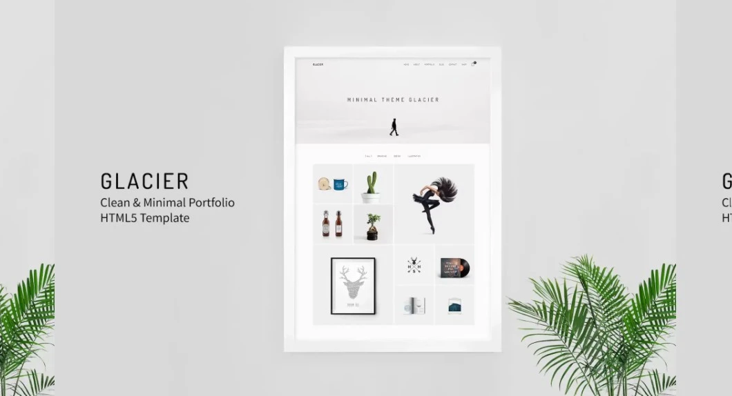 Glacier - Clean & Minimal Portfolio HTML5 Template