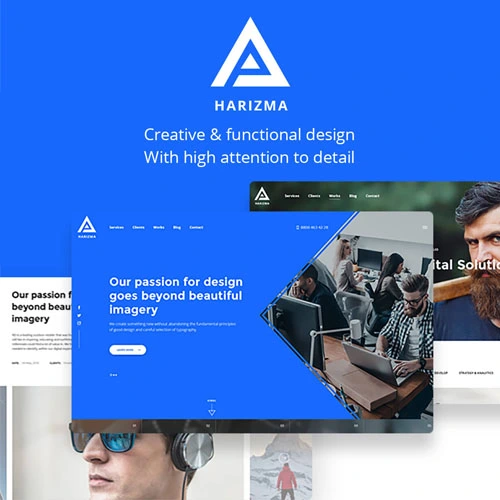Harizma - Modern Creative Agency WordPress Theme