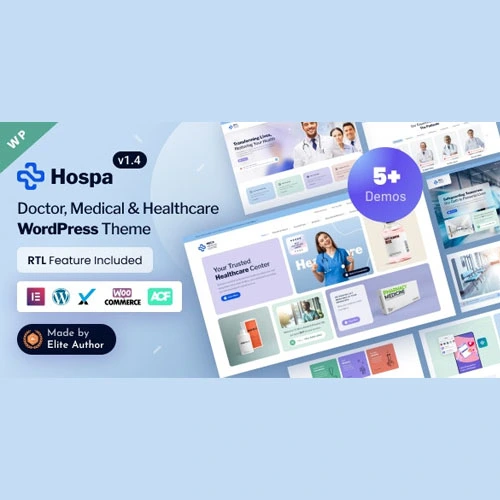 Hospa - Medical Clinic & Hospital Elementor WordPress Theme