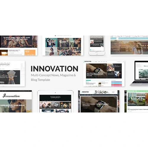 Innovation Multi-Concept News, Magazine & Blog Theme