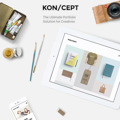 KON CEPT - A Portfolio Theme for Creative People