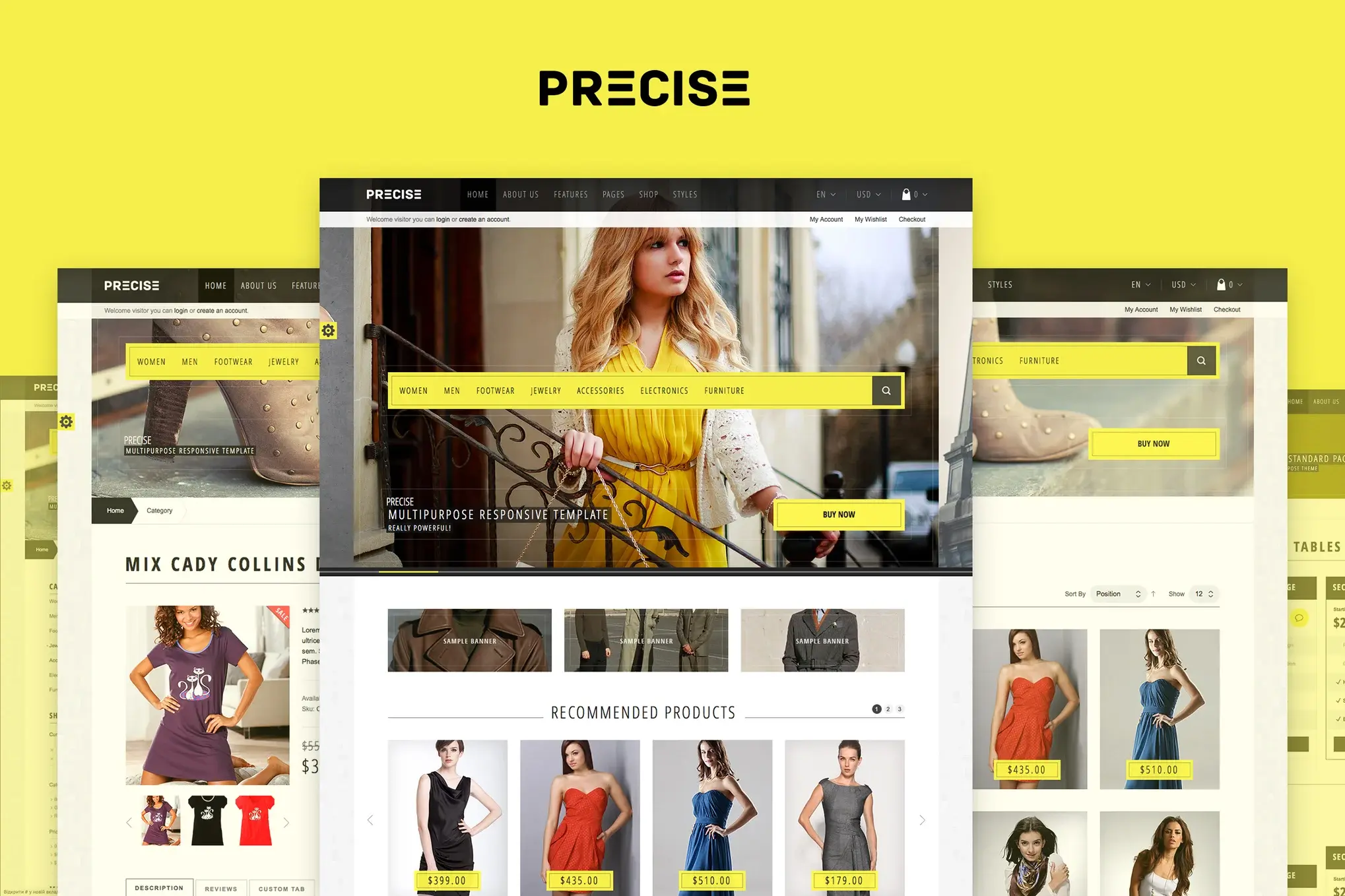 Precise - Multipurpose Responsive OpenCart Theme