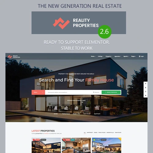 Reality Estate Multipurpose WordPress Theme