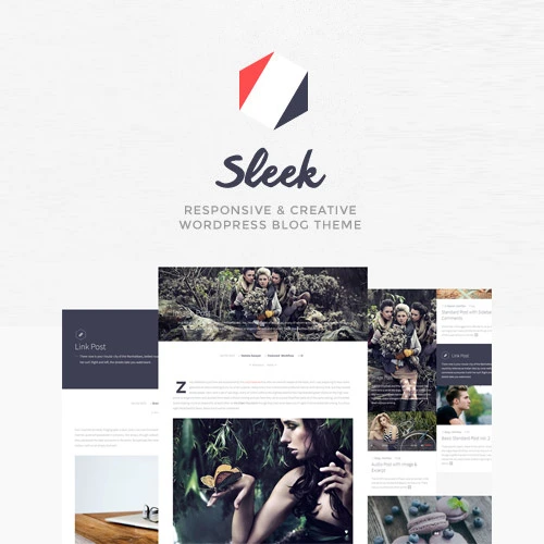 Sleek Responsive & Creative WordPress Blog Theme