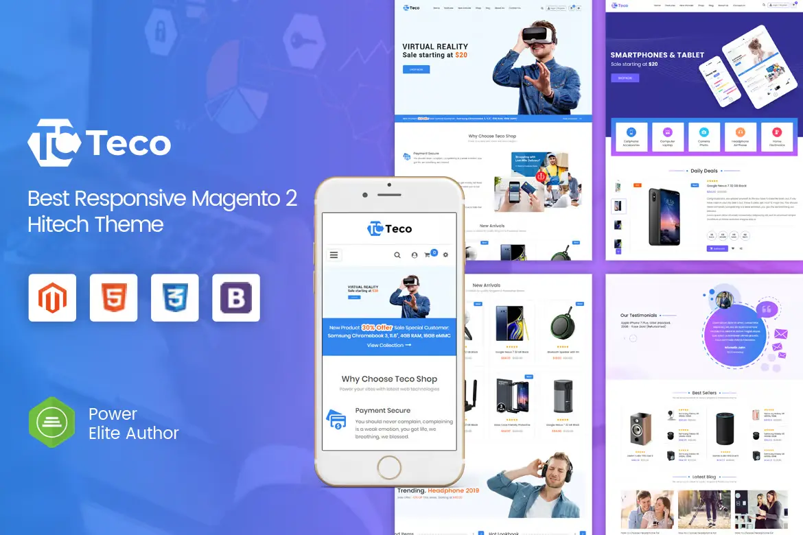 Teco - Responsive Hitech Digital Magento 2 Store T