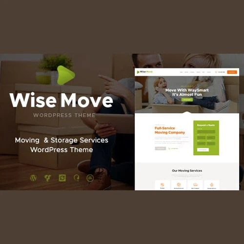 Wise Move Relocation and Storage Services WordPress Theme