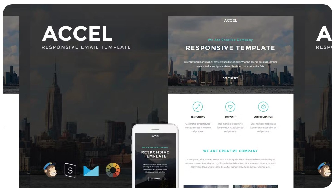 Accel - Responsive Email + StampReady Builder